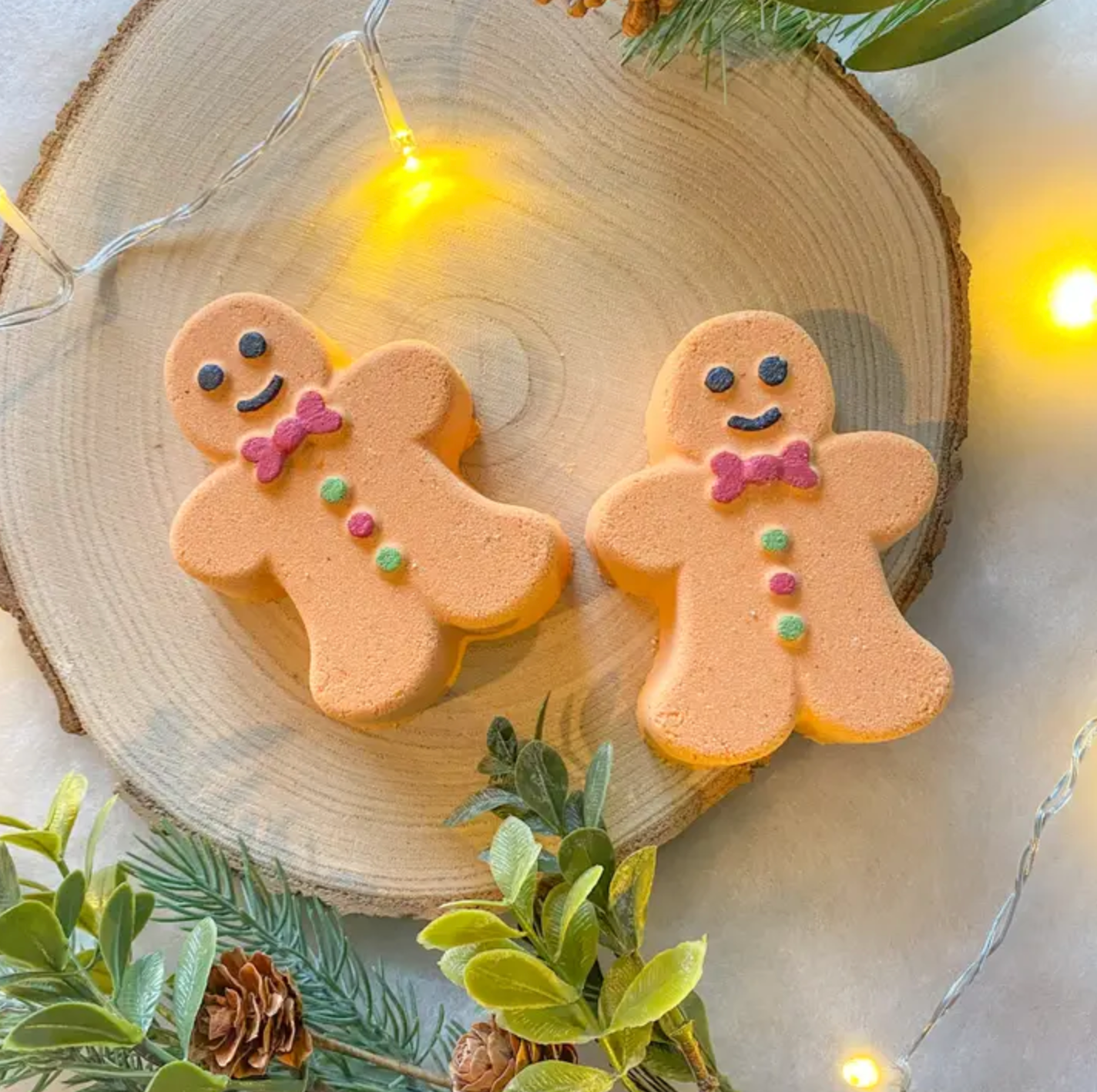 Bathe Enchanted Bath Bomb - Gingerbread Man - Life Before Plastic